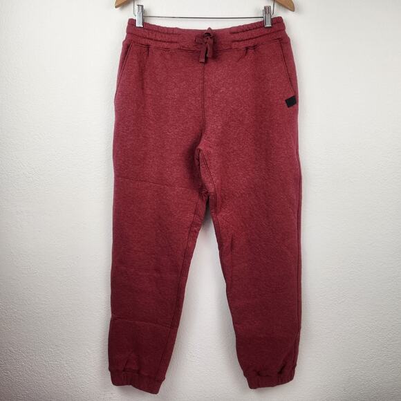 Lunya Lahgo Restore Double Faced Pant Sweatpant Jogger Red Size Medium NWOT - Picture 1 of 10